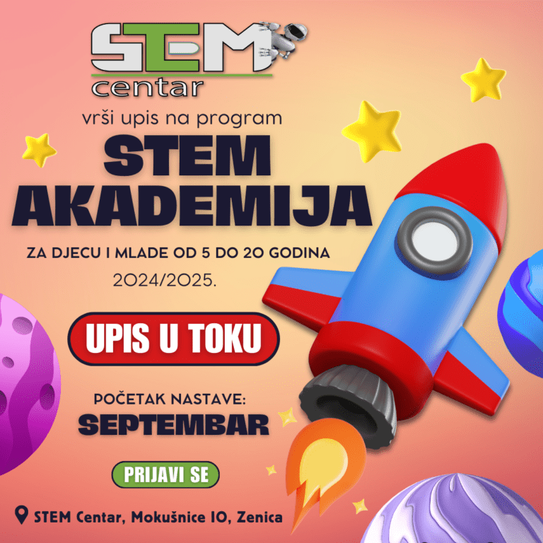 UPIS JE U TOKU! – STEM Akademija