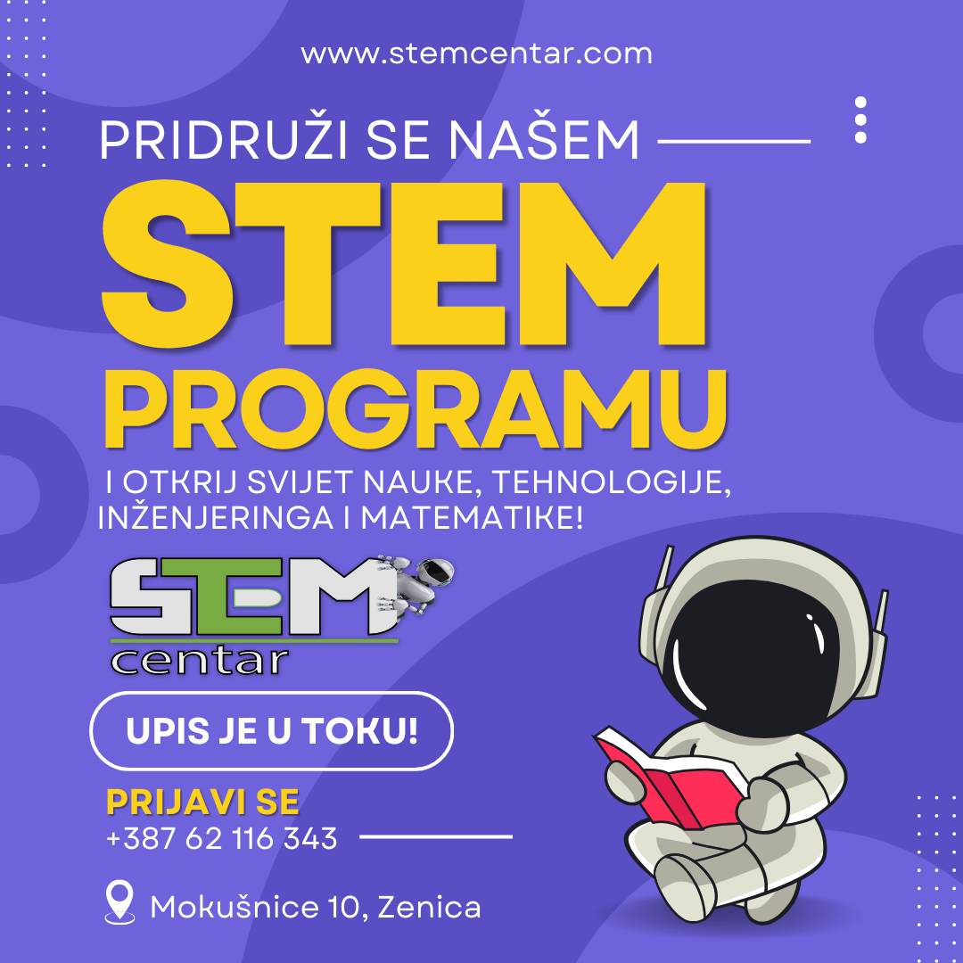 Read more about the article Pridružite se STEM Centru i otkrijte svijet nauke i tehnologije!