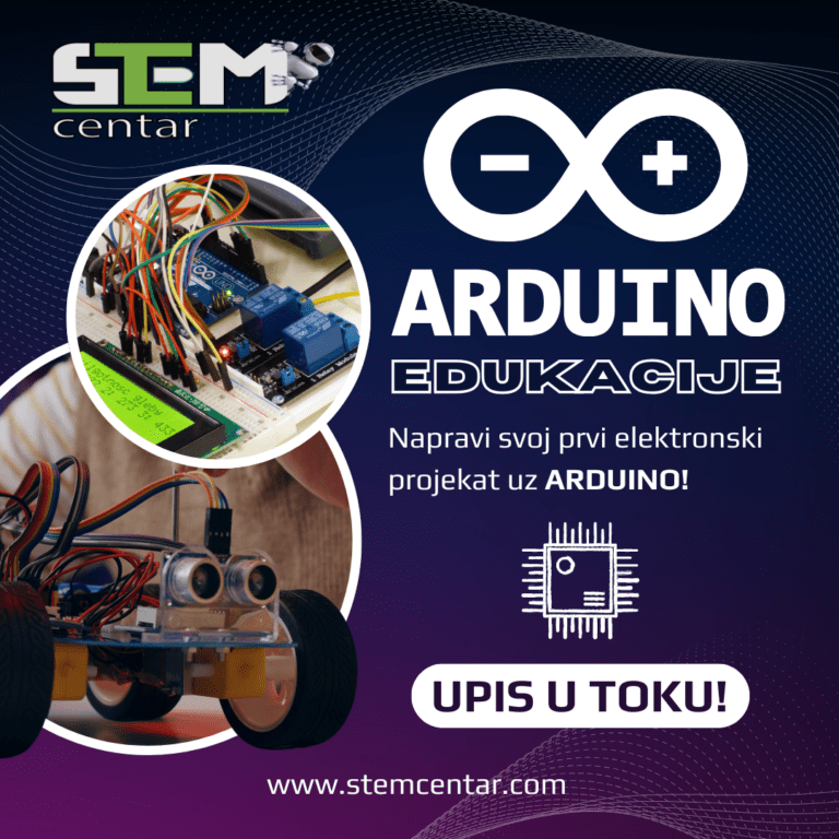 Napravi svoj prvi elektronski projekat uz Arduino u STEM Centru!