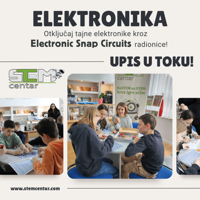 Otključaj tajne elektronike uz Electronic Snap Circuits radionice u STEM Centru