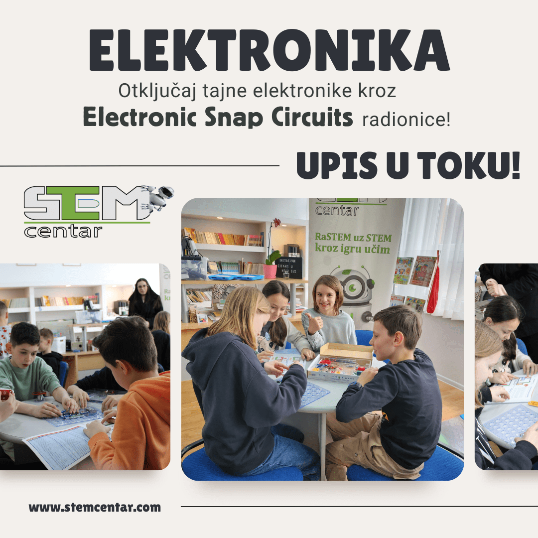 Read more about the article Otključaj tajne elektronike uz Electronic Snap Circuits radionice u STEM Centru