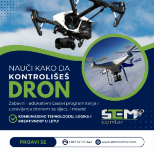 Read more about the article Upravljaj i programiraj dron u STEM Centru