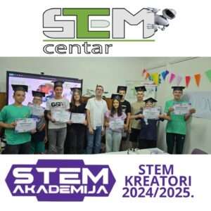 Read more about the article STEM KREATORI uspješno završili drugo polugodište programa STEM AKADEMIJA