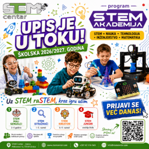 Read more about the article Danas razvijaju vještine. Sutra kreiraju prilike – UPIS JE U TOKU!
